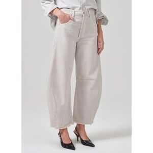 New Citizens of Humanity Horseshoe Barrel Jeans in Comet Gray 28